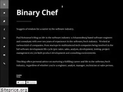 Sites similar to binarychef.com