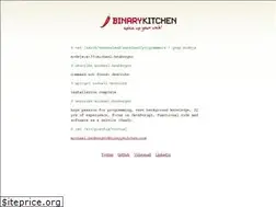 Sites similar to binarykitchen.com