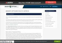 Sites similar to binaryoptions.org.za