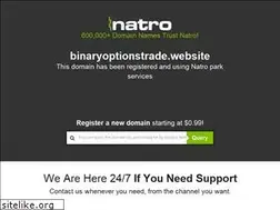 Sites similar to binaryoptionstrade.website