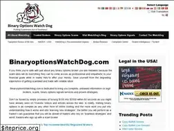 Sites similar to binaryoptionswatchdog.com