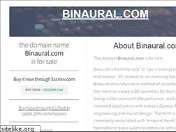 Sites similar to binaural.com