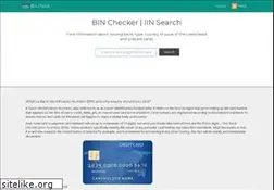 Sites similar to bincheck.org