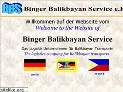 Sites similar to bingerbalikbayanservice.de