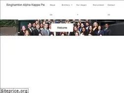 Sites similar to binghamtonakpsi.org