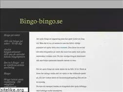 Sites similar to bingo-bingo.se