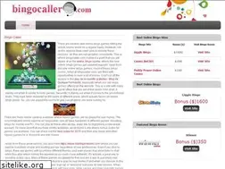 Sites similar to bingocaller.com