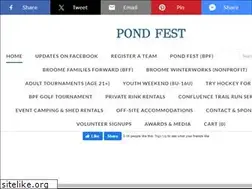 Sites similar to bingpondfest.com