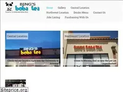Sites similar to bingsbobatea.com