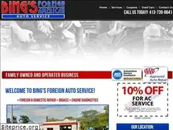 Sites similar to bingsforeignauto.com