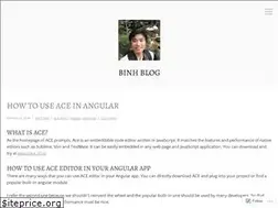 Sites similar to binhtran1989.wordpress.com