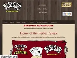Sites similar to binionsroadhouse.com