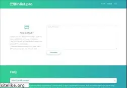 Sites similar to binlist.pro