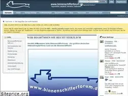 Sites similar to binnenschifferforum.de