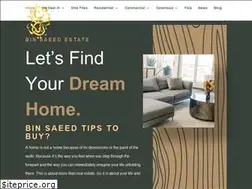 Sites similar to binsaeedestate.com