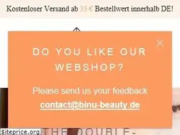 Sites similar to binu-beauty.de
