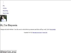 Sites similar to binyam.in