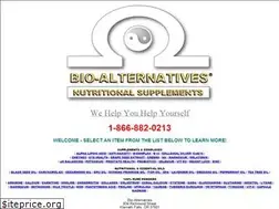 Sites similar to bio-alternatives.net