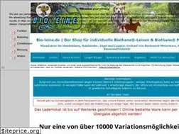 Sites similar to bio-leine.de