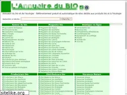 Sites similar to bioannuaire.com