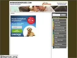 Sites similar to biobasedenergies.com