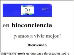 Sites similar to bioconciencia.com