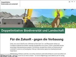 Sites similar to biodiversitaet-landschaft.ch
