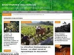 Sites similar to biodynamie-recherche.org