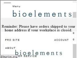 Sites similar to bioelements.com