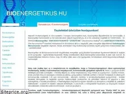 Sites similar to bioenergetikus.hu