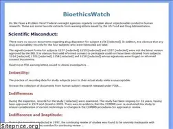 Sites similar to bioethicswatch.org