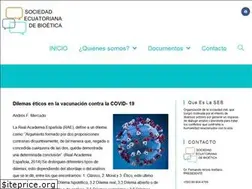 Sites similar to bioetica.org.ec
