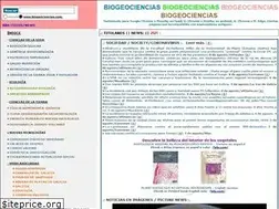 Sites similar to biogeociencias.com