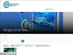 Sites similar to biogeosciences.net