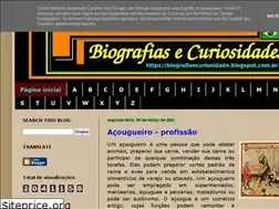 Sites similar to biografiaecuriosidade.blogspot.com
