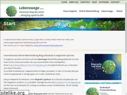 Sites similar to biografie-arbeit.de