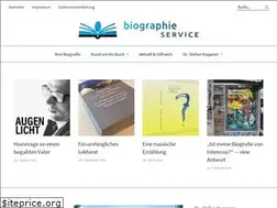 Sites similar to biographie-service.de