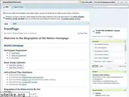 Sites similar to biographiesofthenation.pbworks.com