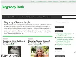 Sites similar to biographydesk.com
