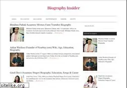 Sites similar to biographyinsider.com