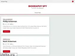 Sites similar to biographyspy.com