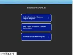Sites similar to biogreenpapers.in