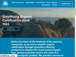 Sites similar to biogro.co.nz