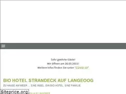 Sites similar to biohotel-strandeck.de