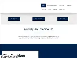 Sites similar to bioinformaticscro.com