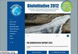 Sites similar to bioinitiative.org