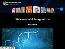 Sites similar to bioinorganic.ca