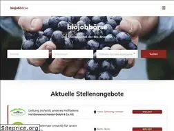 Sites similar to biojobboerse.de