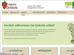 Sites similar to biokiste-ortlieb.de