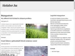 Sites similar to biolabor.hu